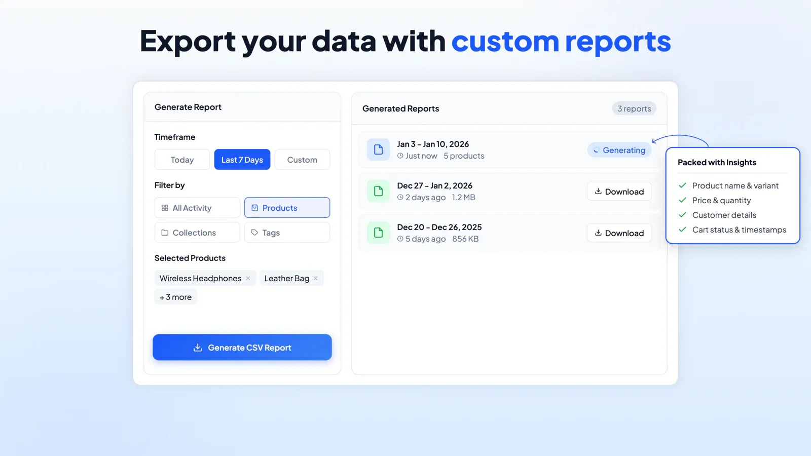 Screenshot of Cartlytics