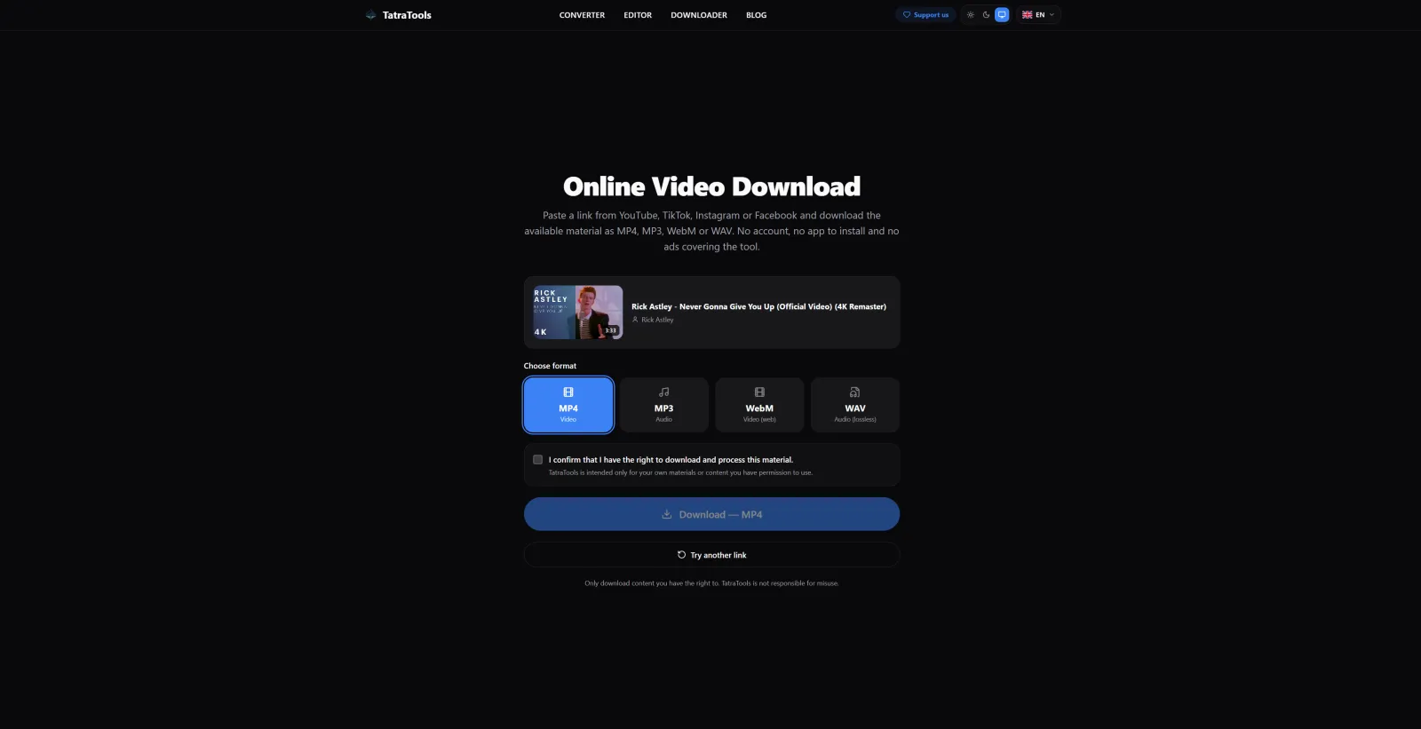 Screenshot of TatraTools
