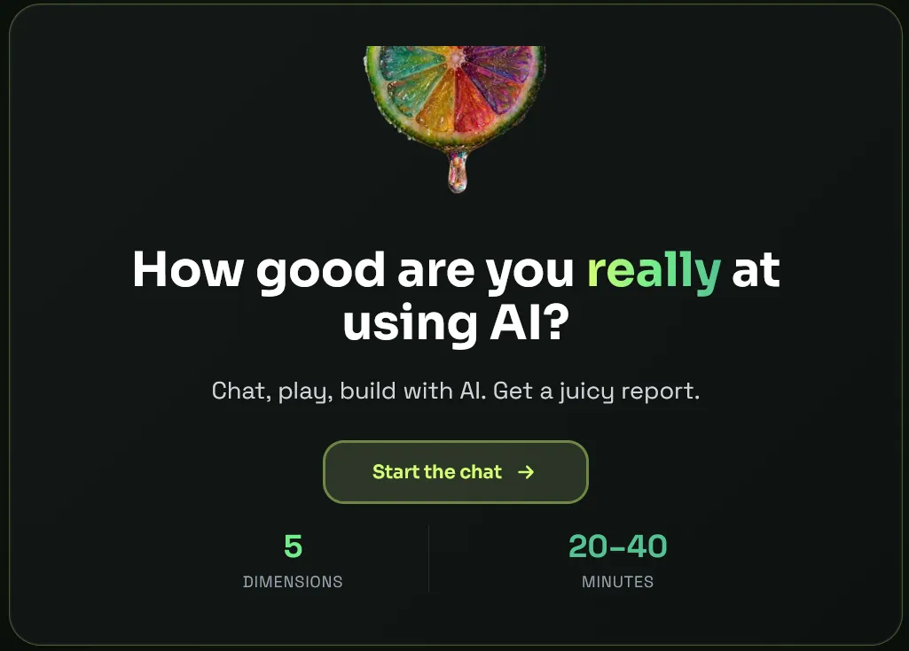 Screenshot of Free AI Skills Assessment | AISA
