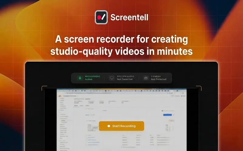 Screenshot of Screentell