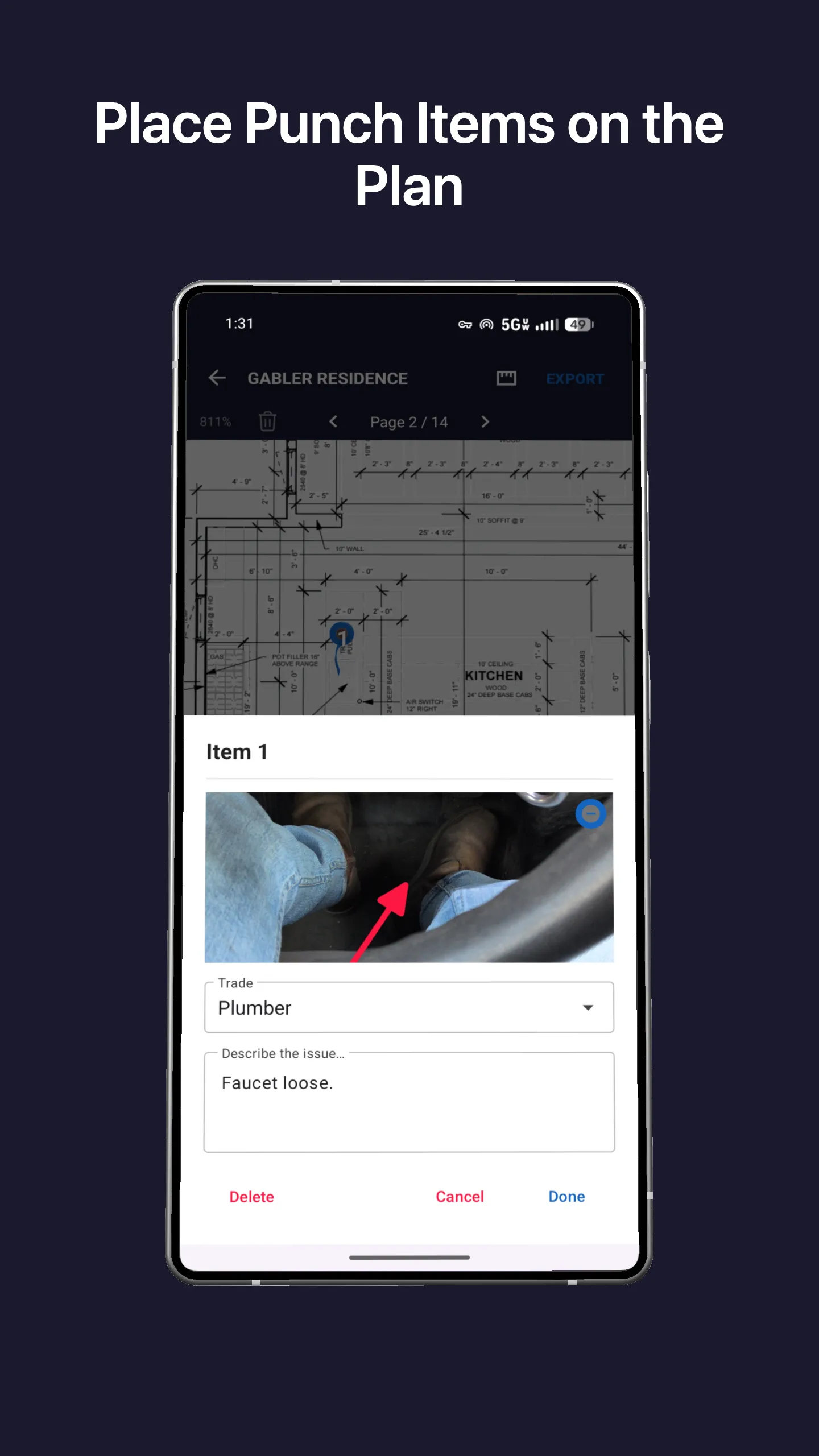 Screenshot of BluePunch