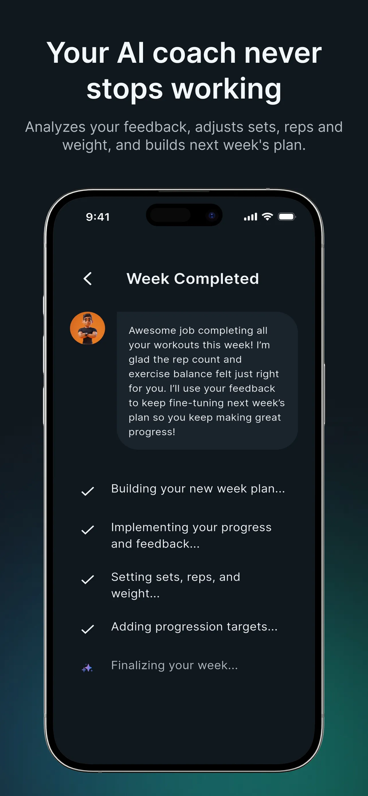 Screenshot of MuscleMind