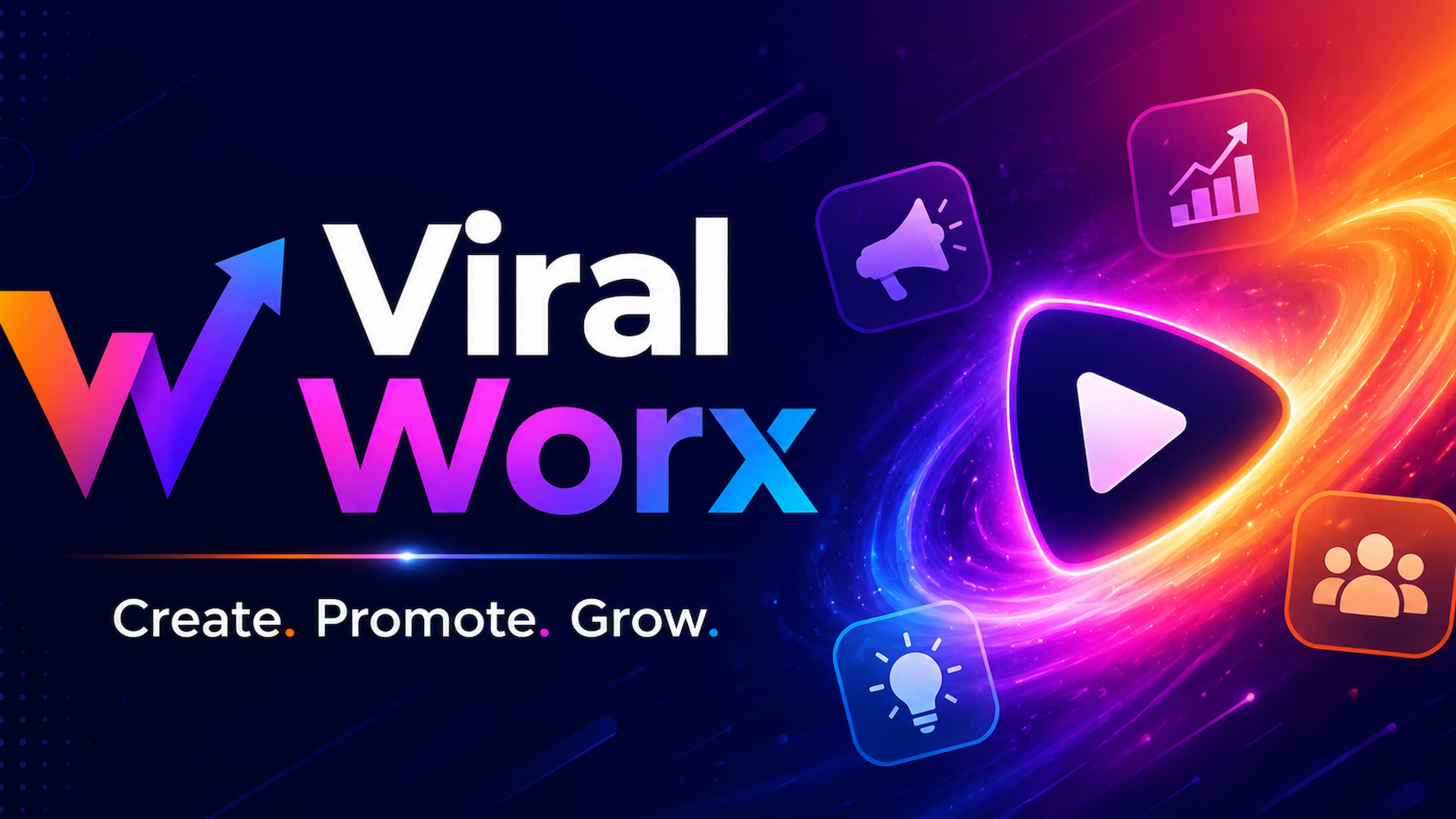 Screenshot of Viral Worx Studio