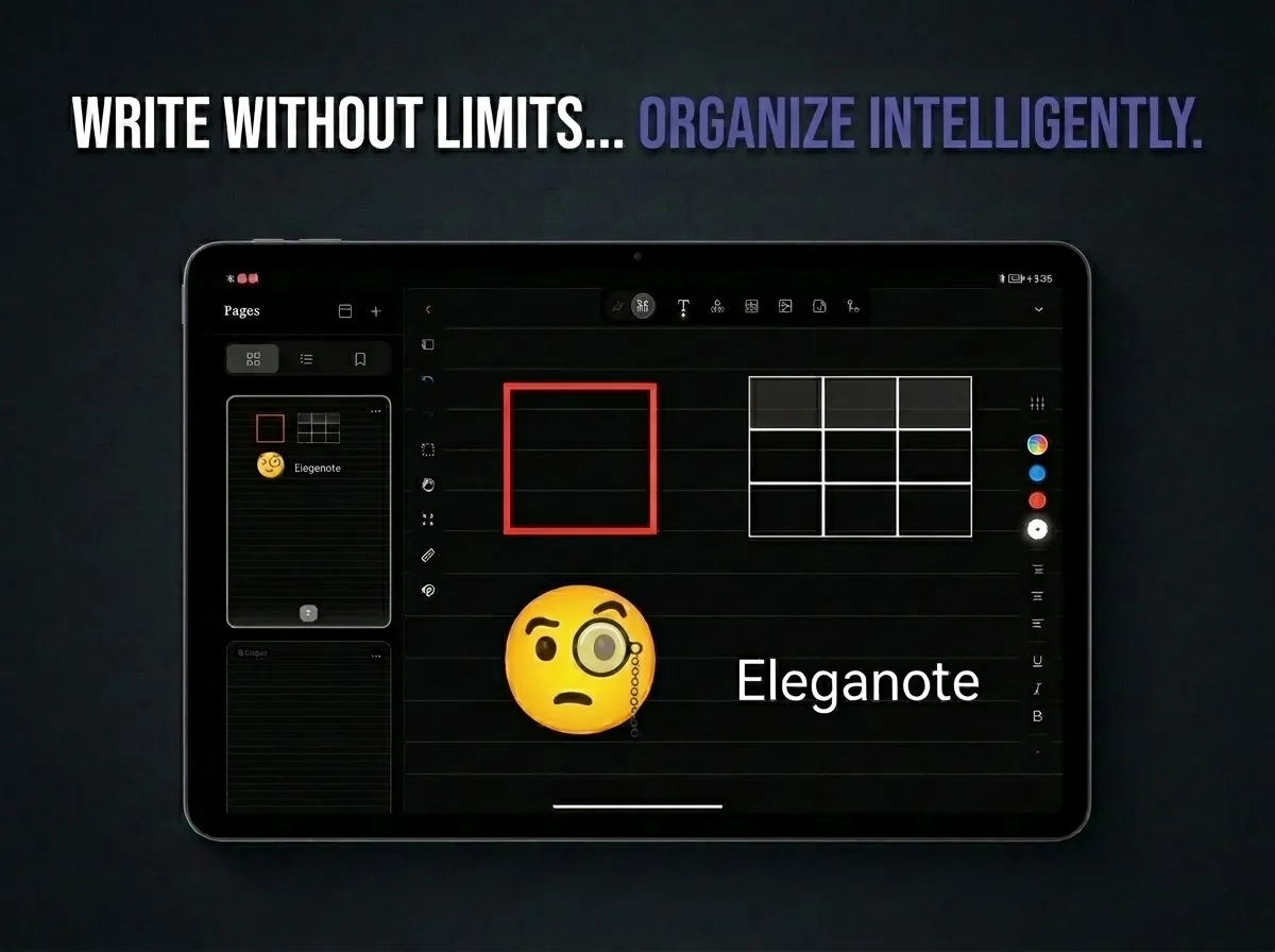 Screenshot of Eleganote