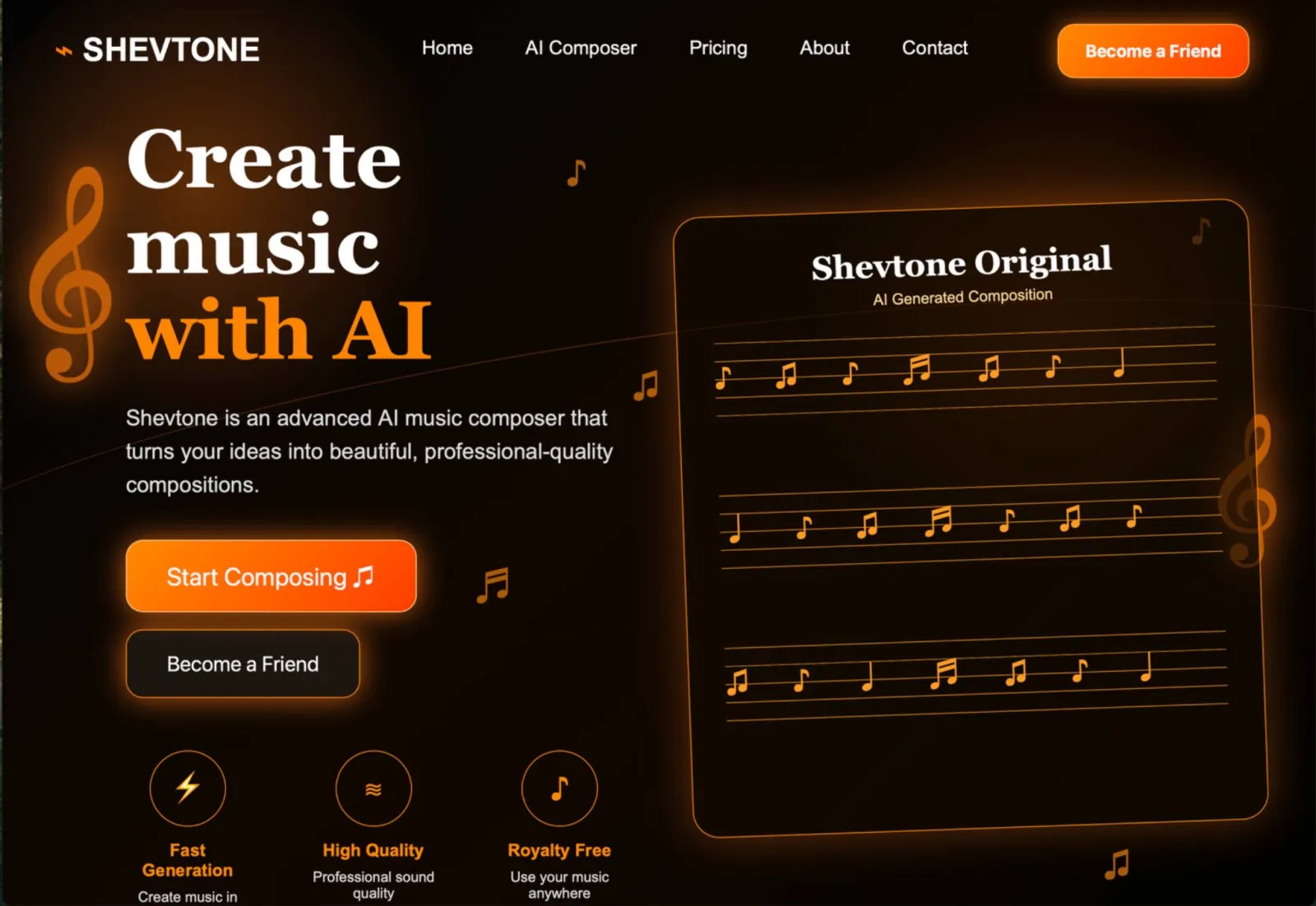 Screenshot of ShevtoneAudio