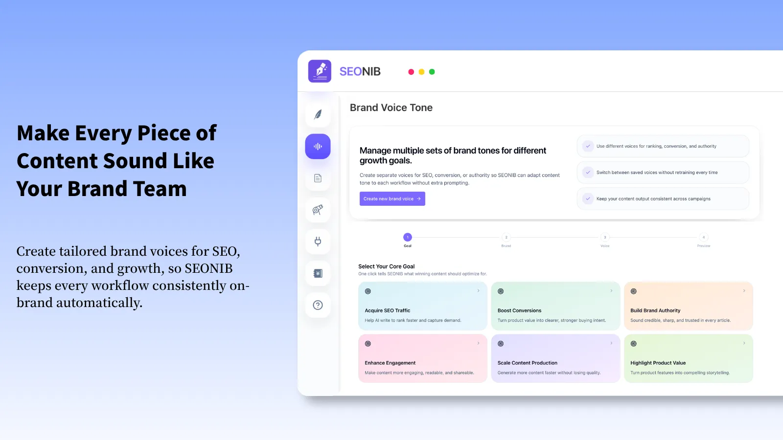 Screenshot of SEONIB