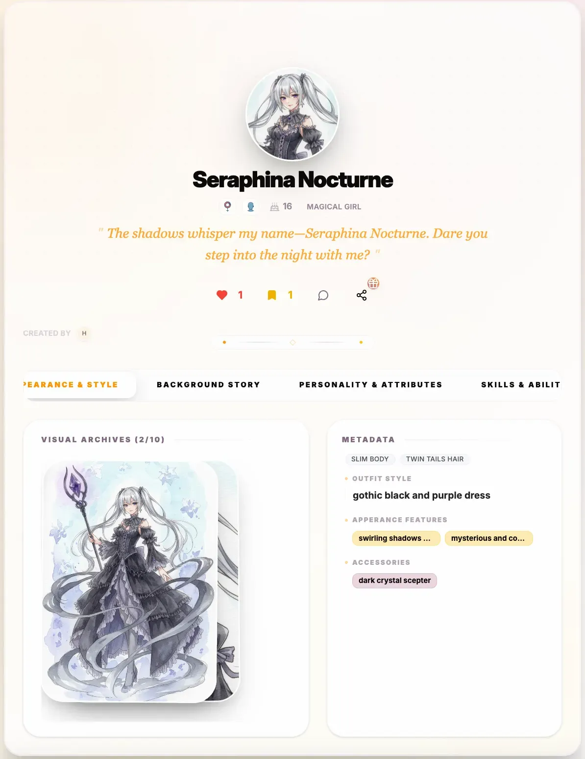 Screenshot of AnividAI