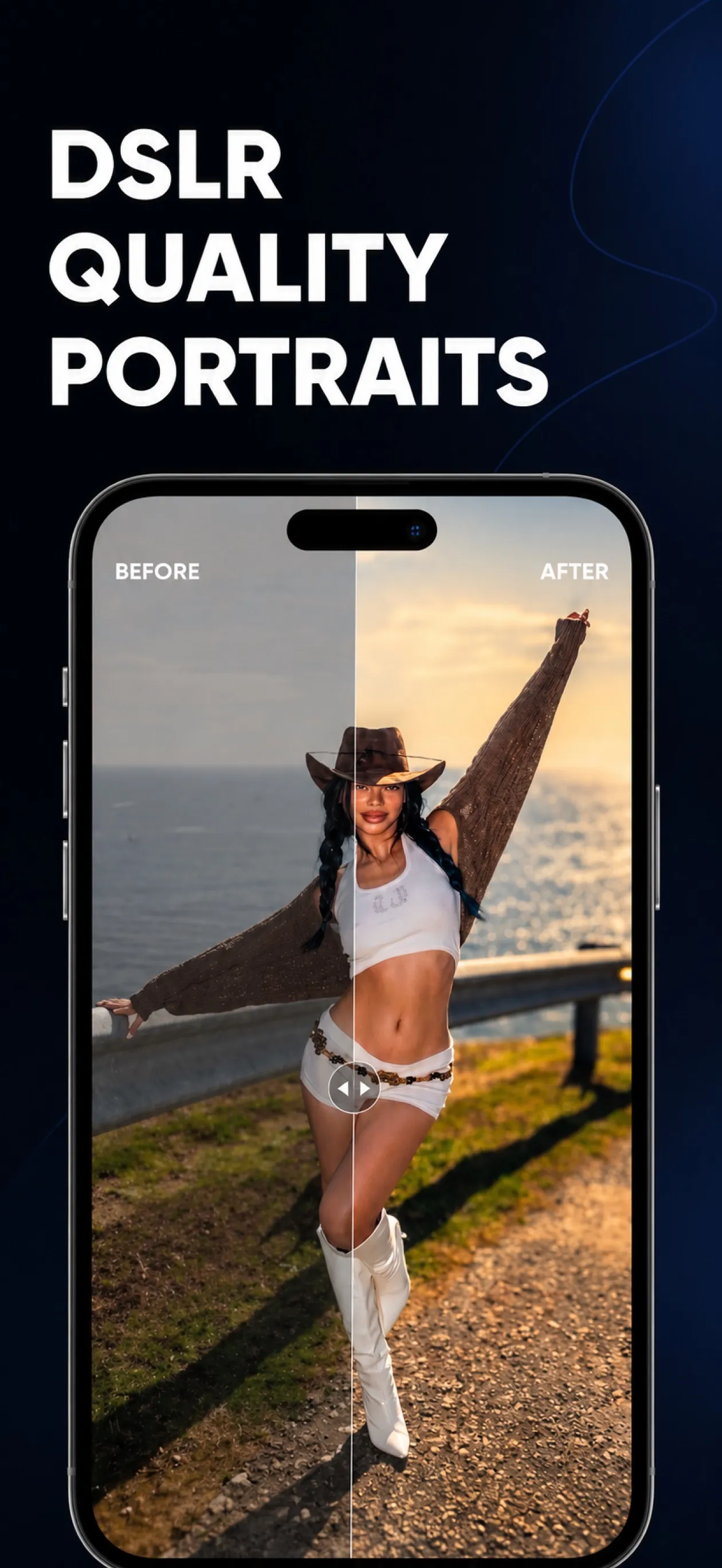 Screenshot of Lenz AI: Digital Camera Effect