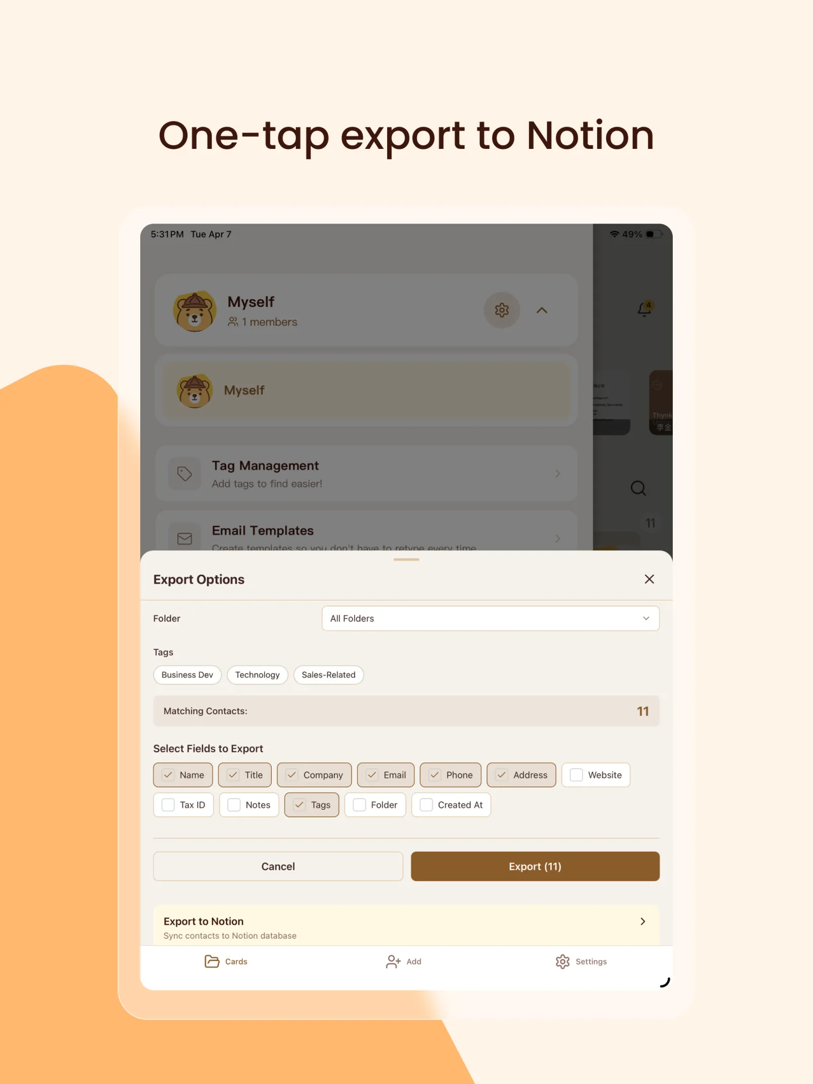 Screenshot of Bearify