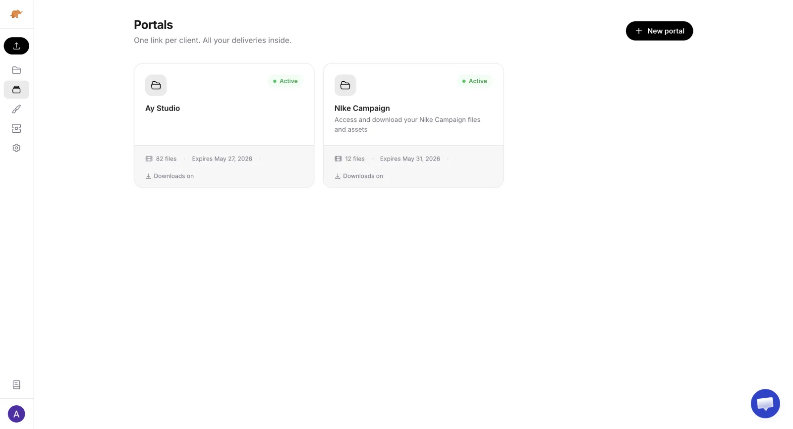 Screenshot of TrunkTransfer