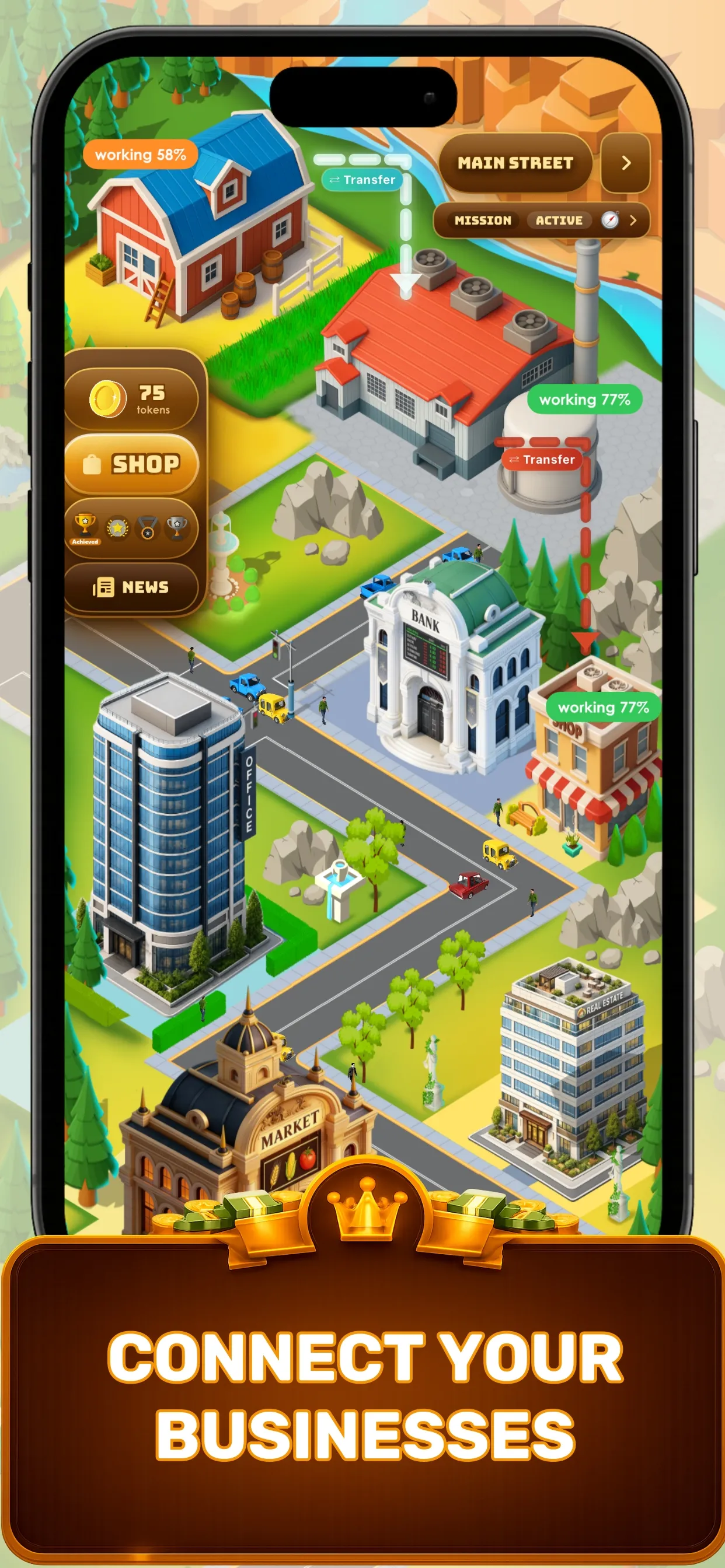 Screenshot of Business Empire Manager: Simulao