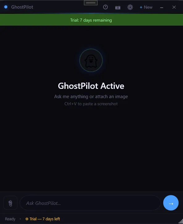 Screenshot of GhostPilot
