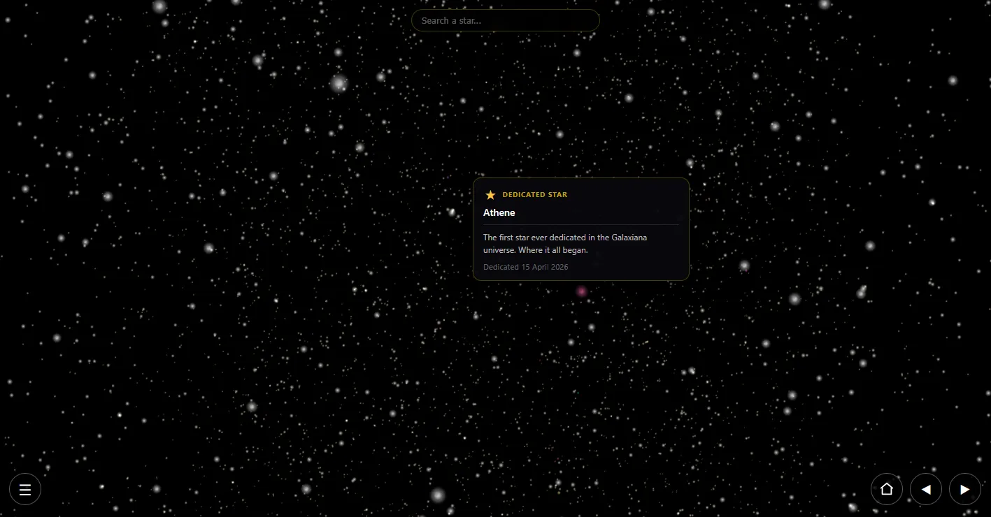 Screenshot of Galaxiana