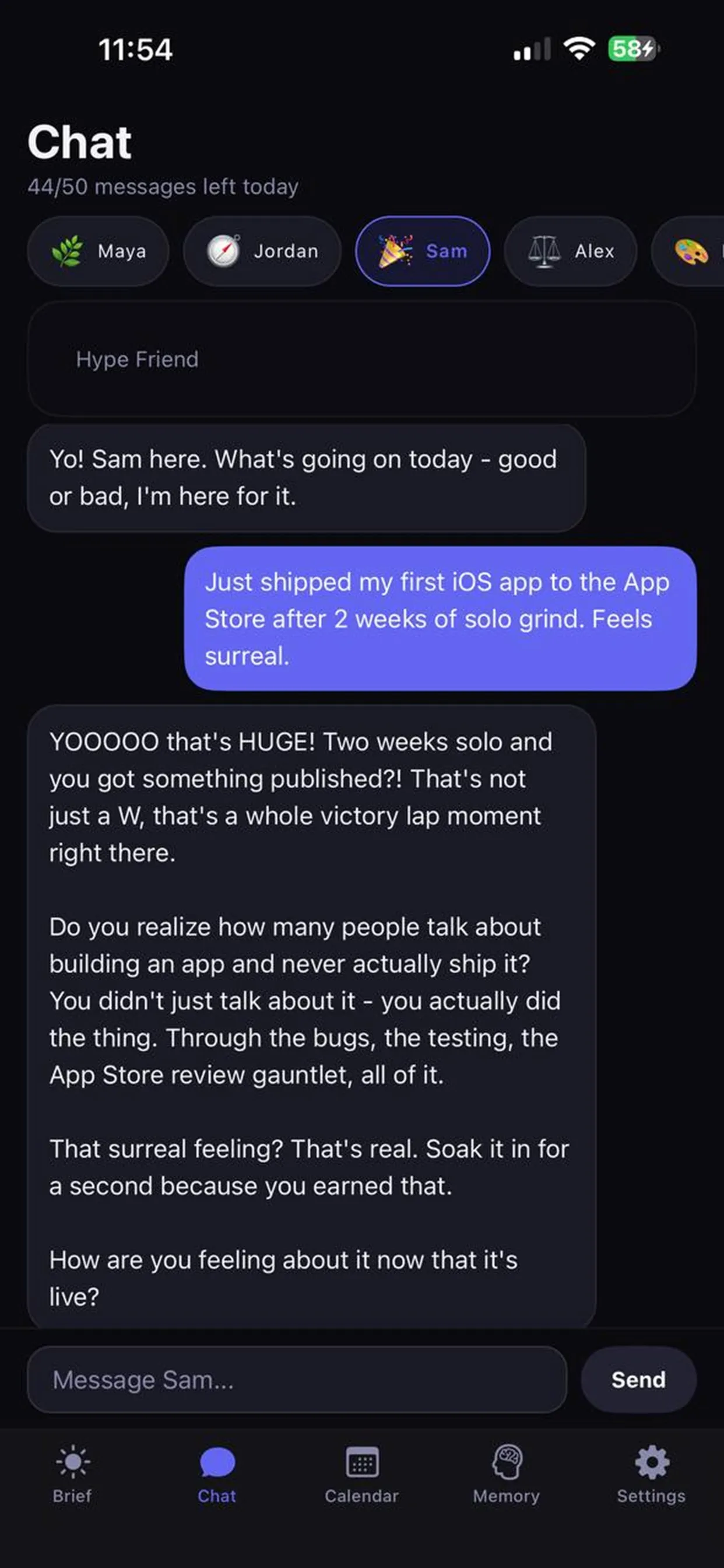 Screenshot of AI Life OS