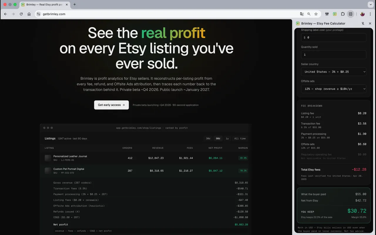 Screenshot of Brimley