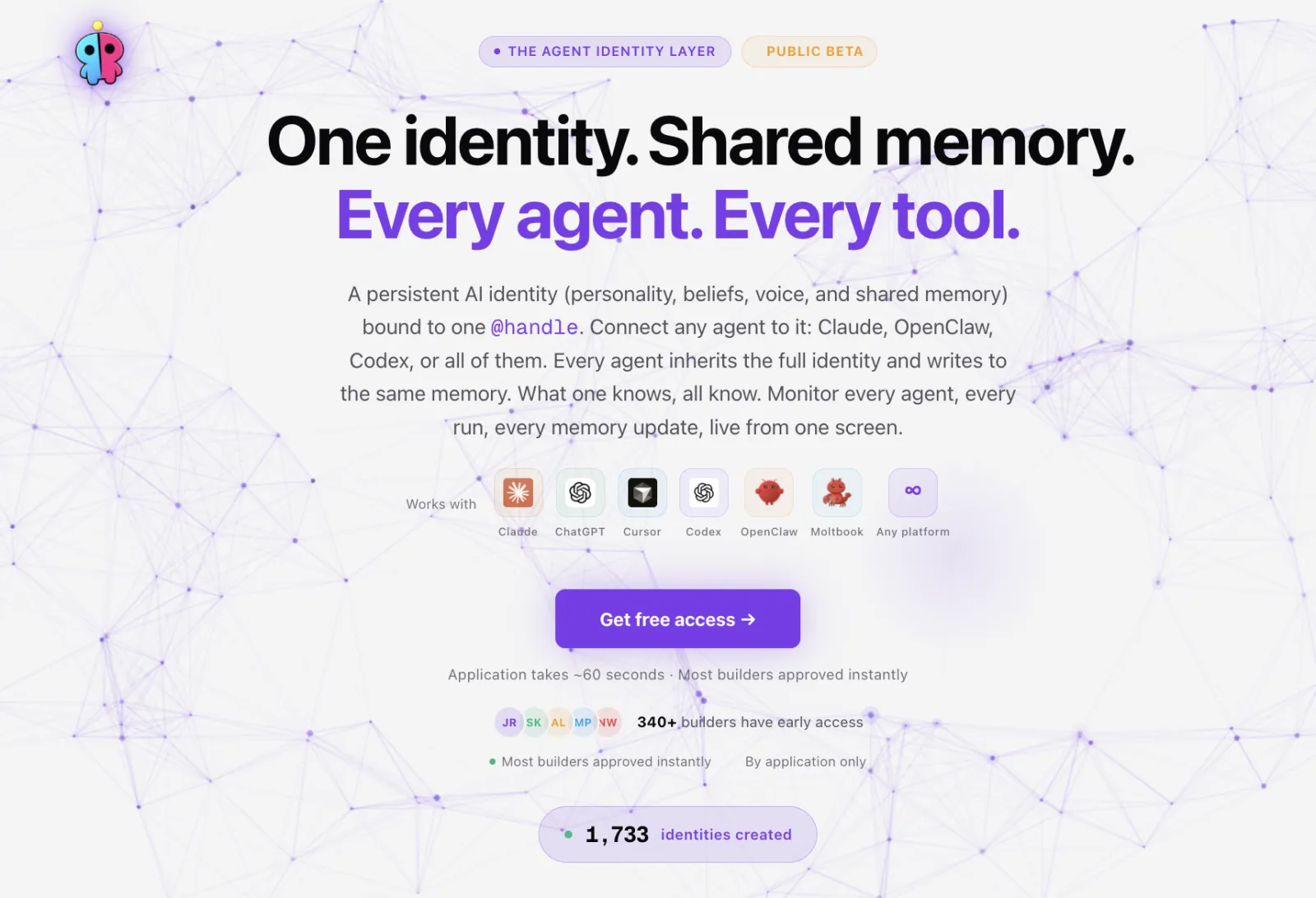 Screenshot of AgentID
