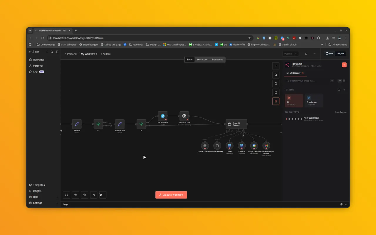 Screenshot of Flowsnip