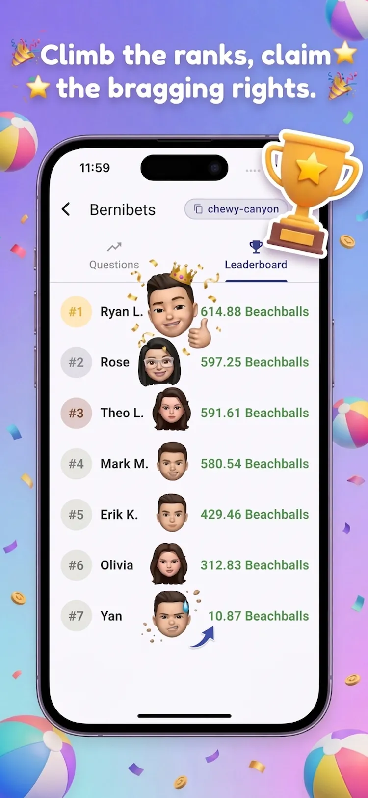 Screenshot of Bernibets