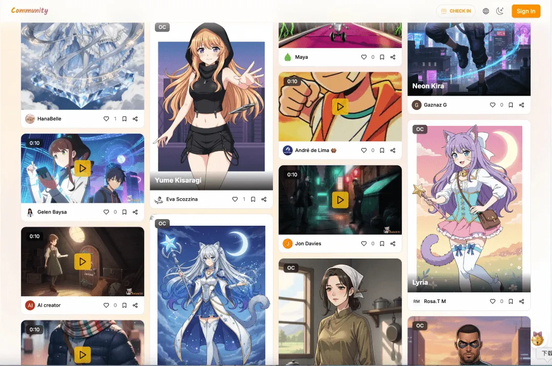 Screenshot of AnividAI