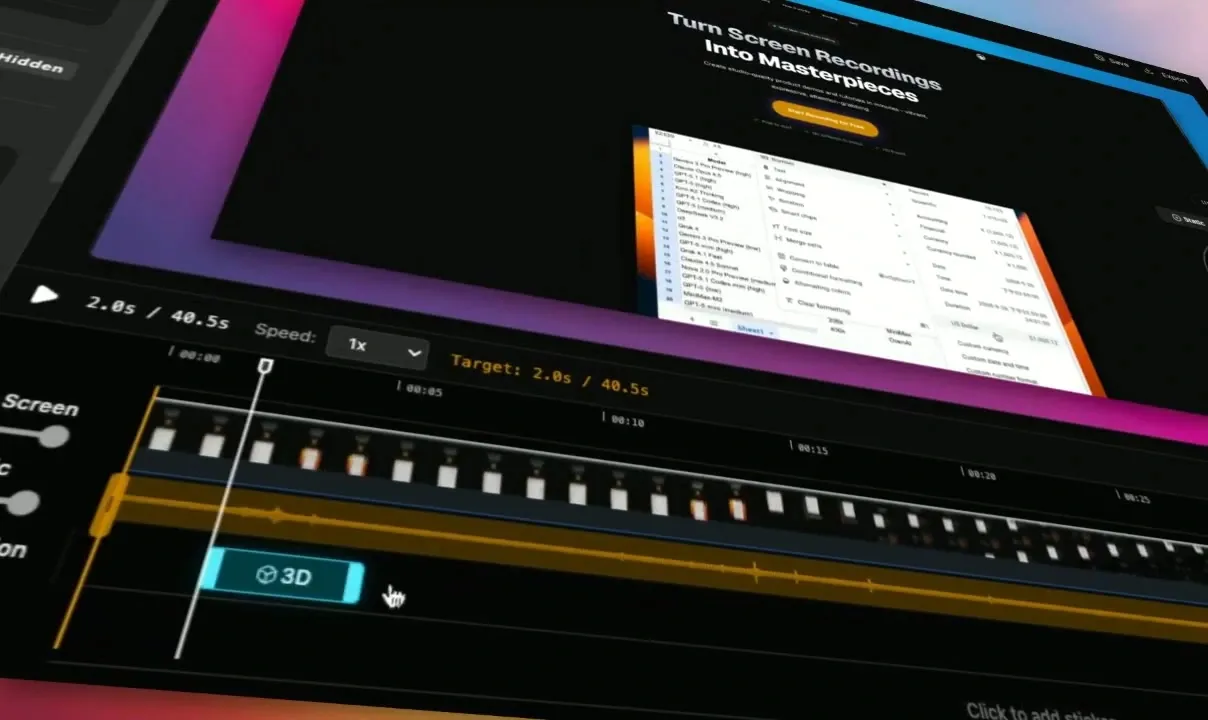 Screenshot of Screentell