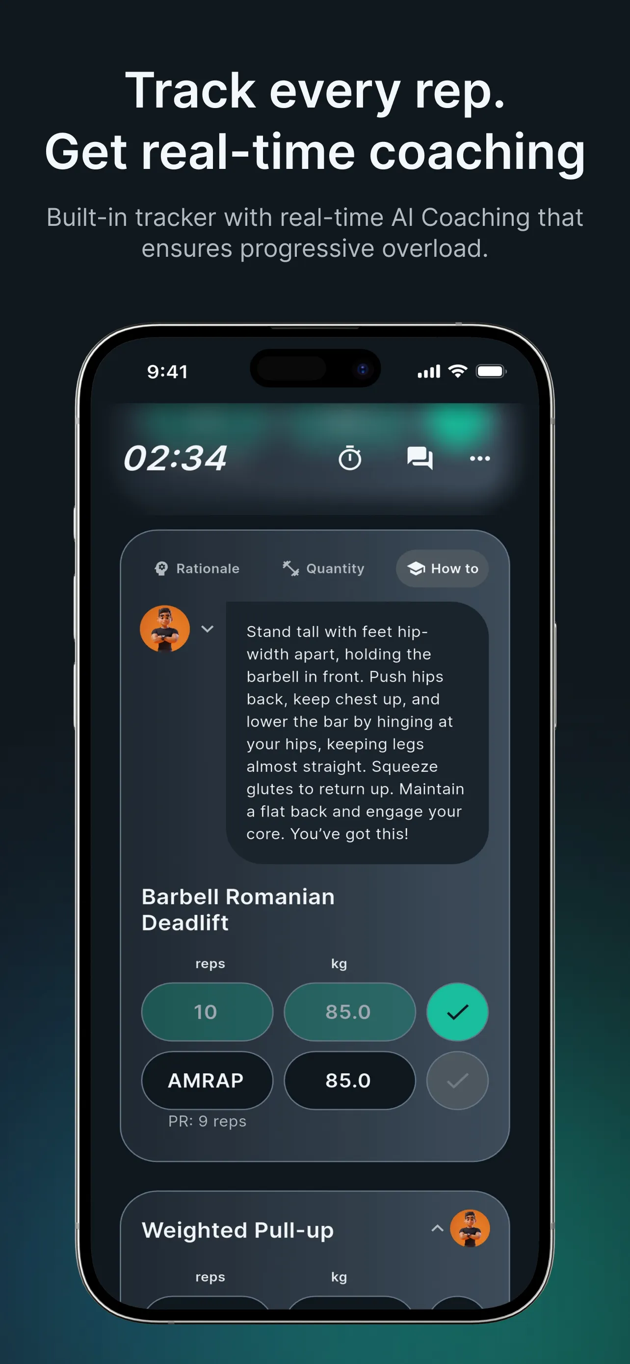 Screenshot of MuscleMind