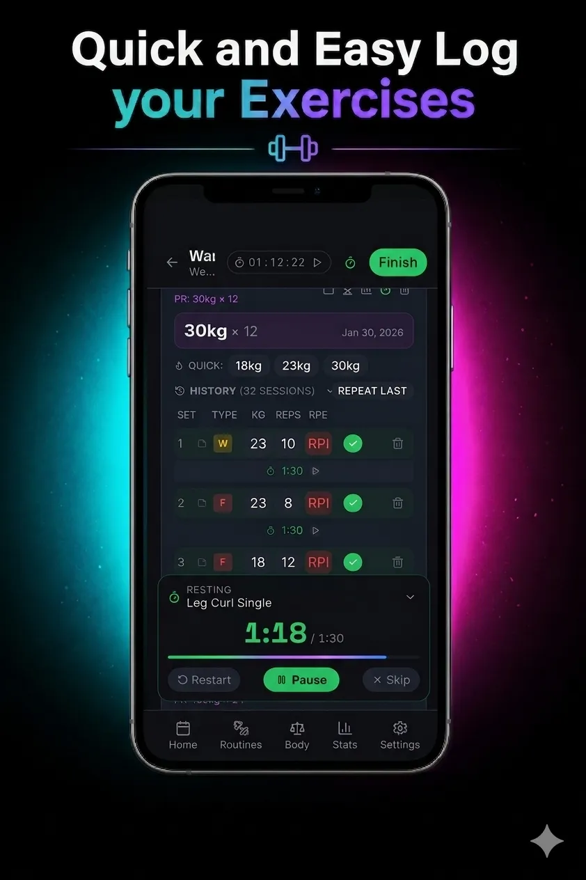 Screenshot of Fitlogx
