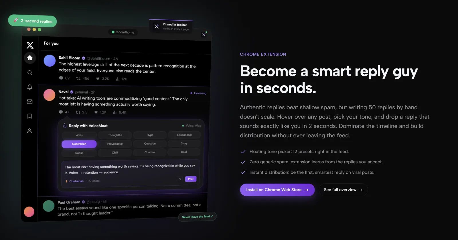 Screenshot of VoiceMOAT
