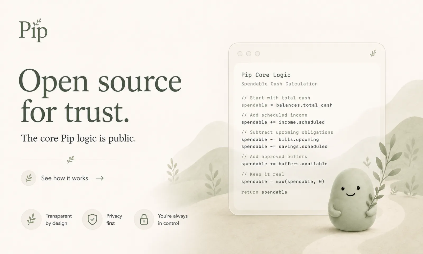 Screenshot of Pip
