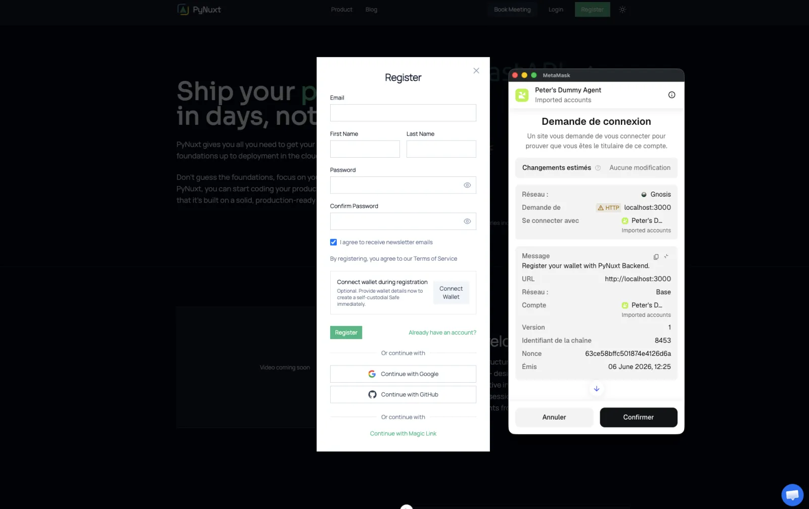 Screenshot of PyNuxt