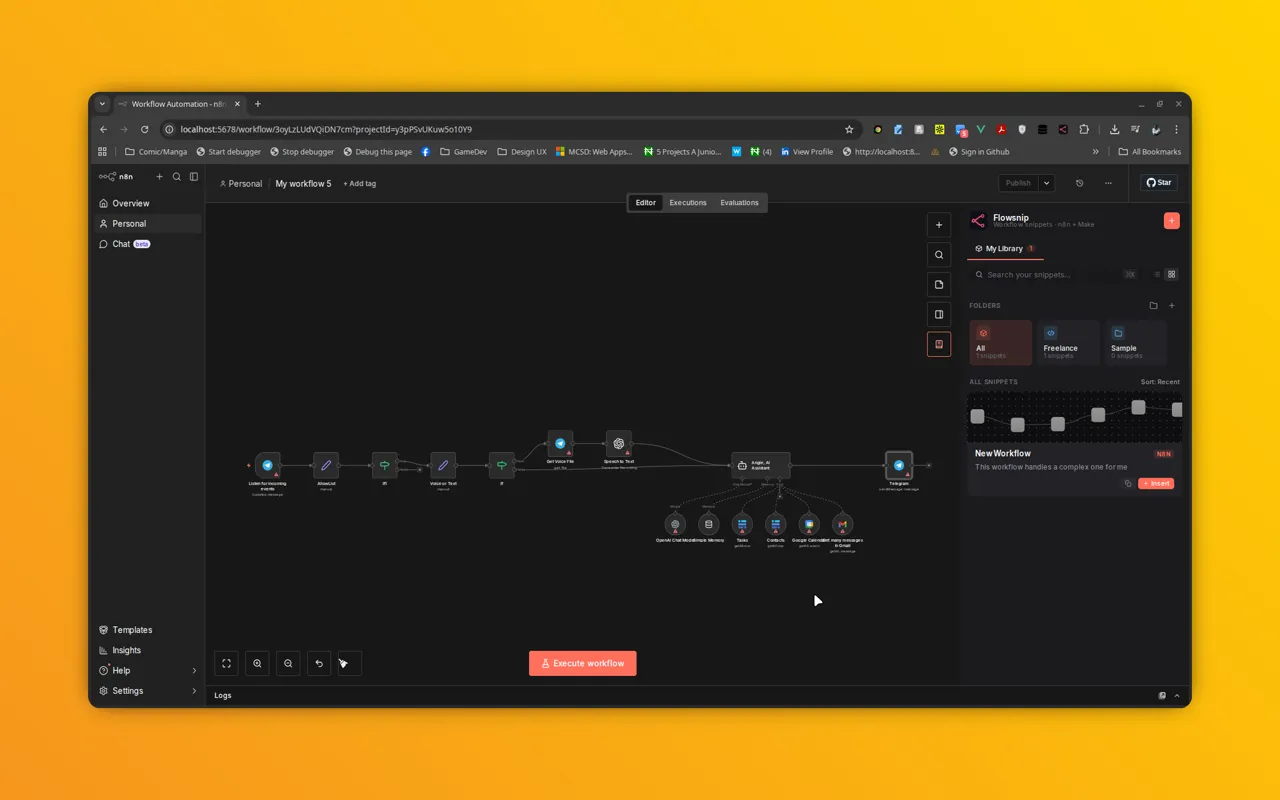 Screenshot of Flowsnip
