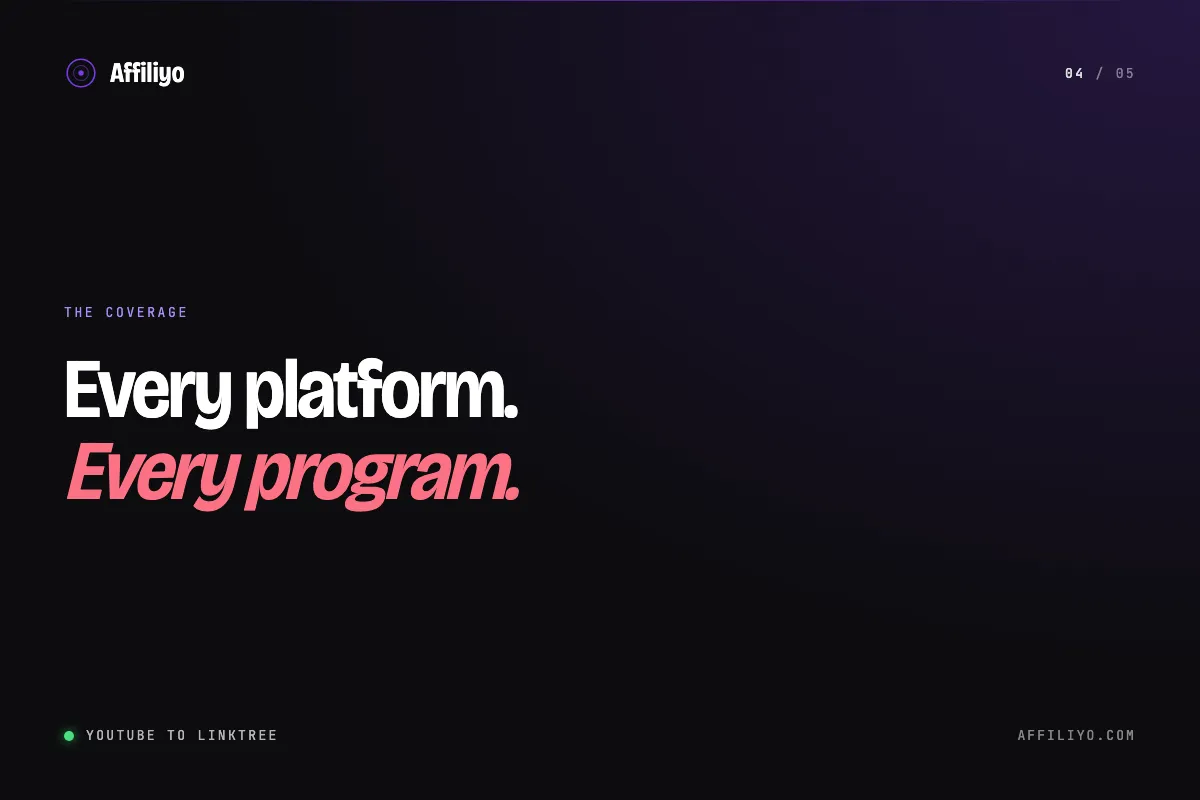 Screenshot of Affiliyo