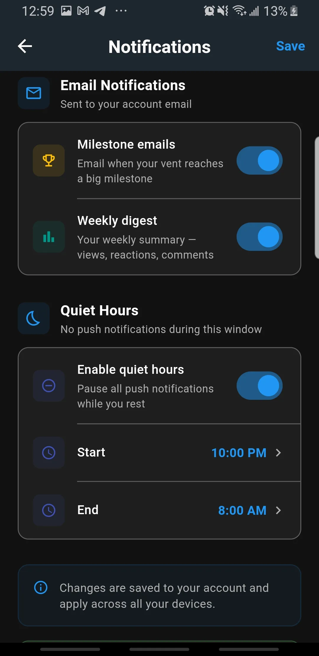 Screenshot of Ventory