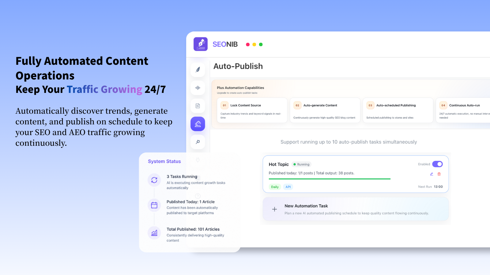 Screenshot of SEONIB