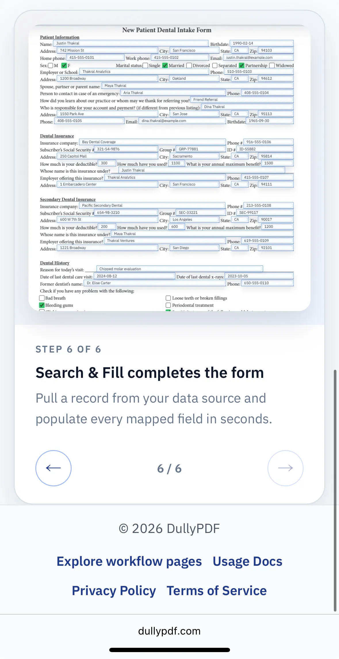 Screenshot of DullyPDF