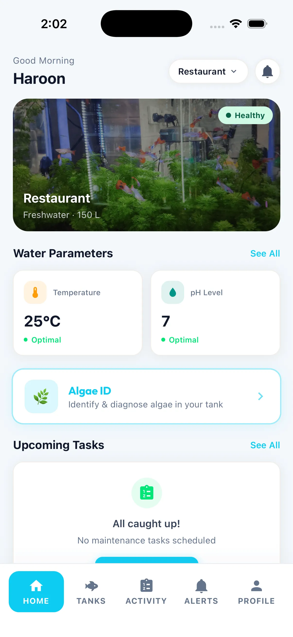 Screenshot of Mahiyar: Aquarium Manager