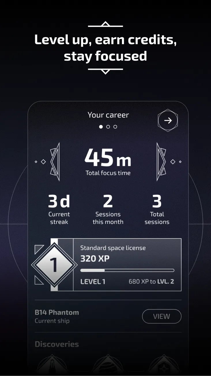 Screenshot of Far Galaxy: Focus Timer