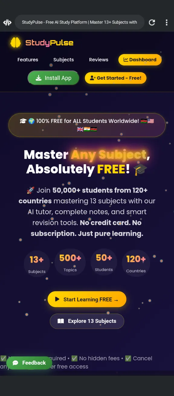 Screenshot of Studypulse