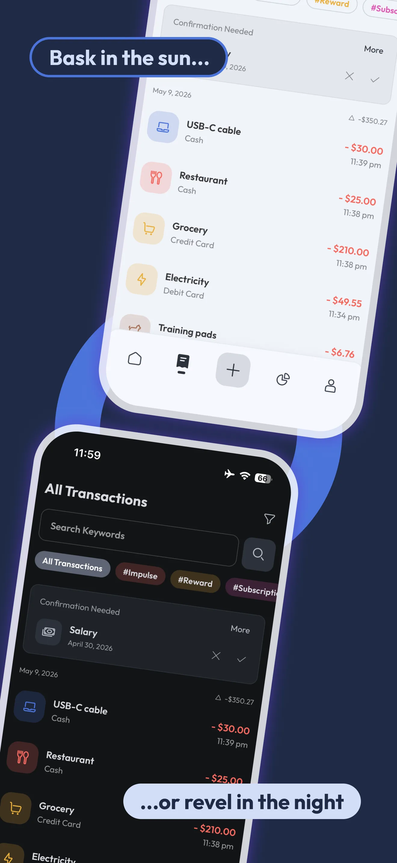 Screenshot of eXpend: Make Budgeting a Habit