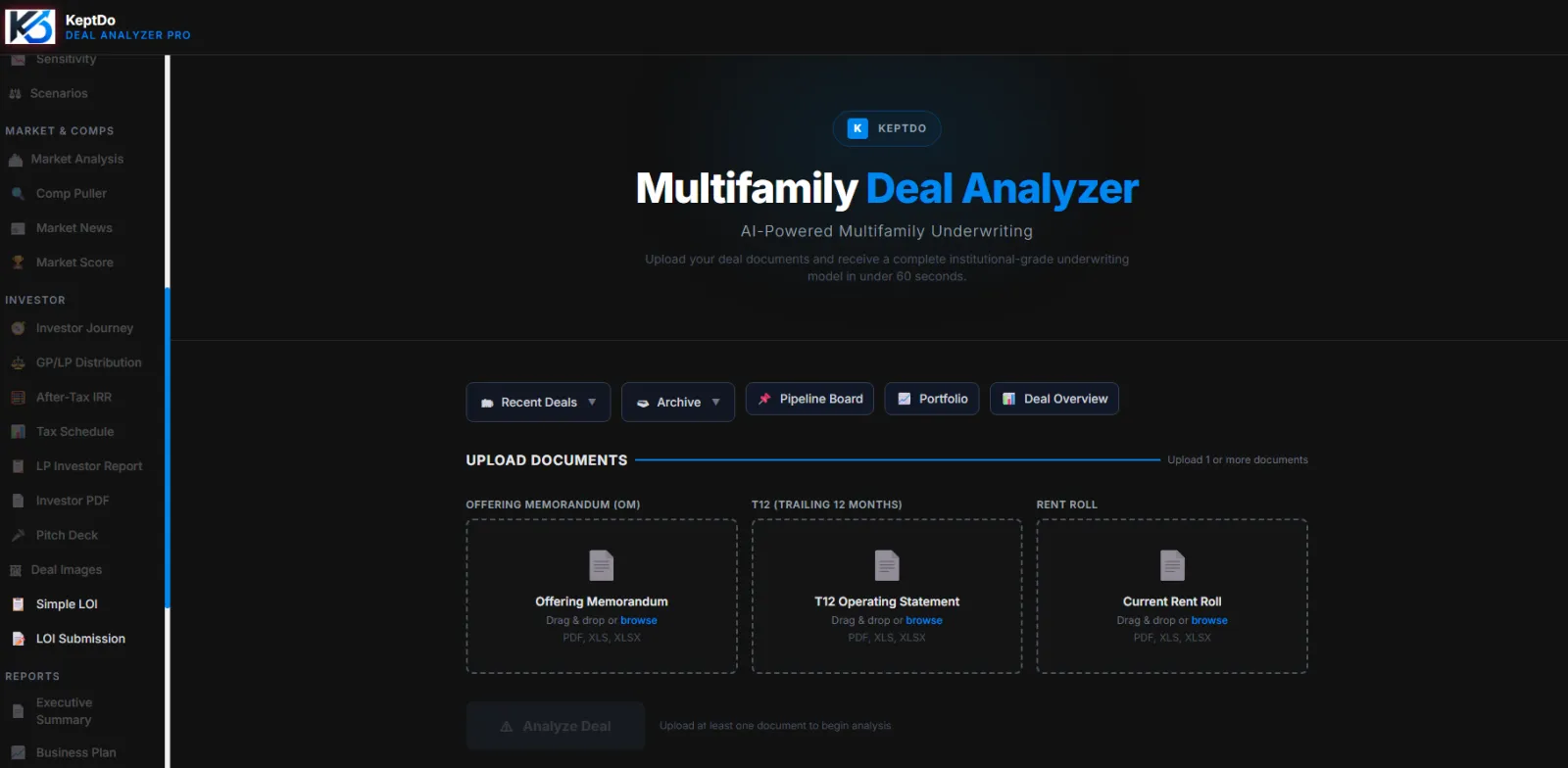 Screenshot of Kept MFDA Pro