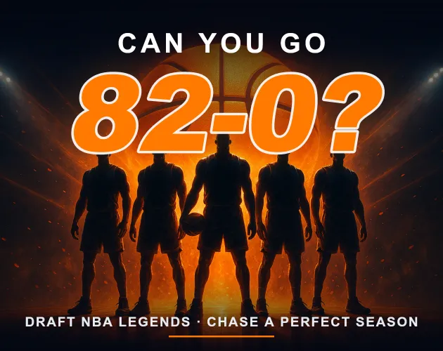 Screenshot of Draft 82-0 NBA Challenge Game