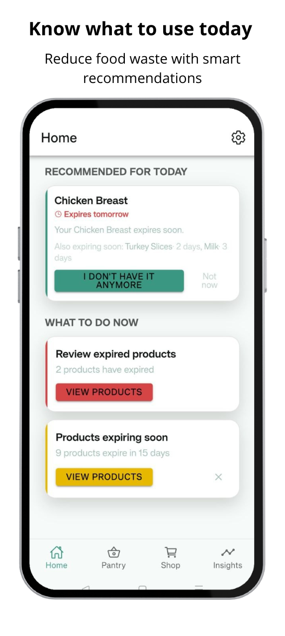 Screenshot of Pantrymind