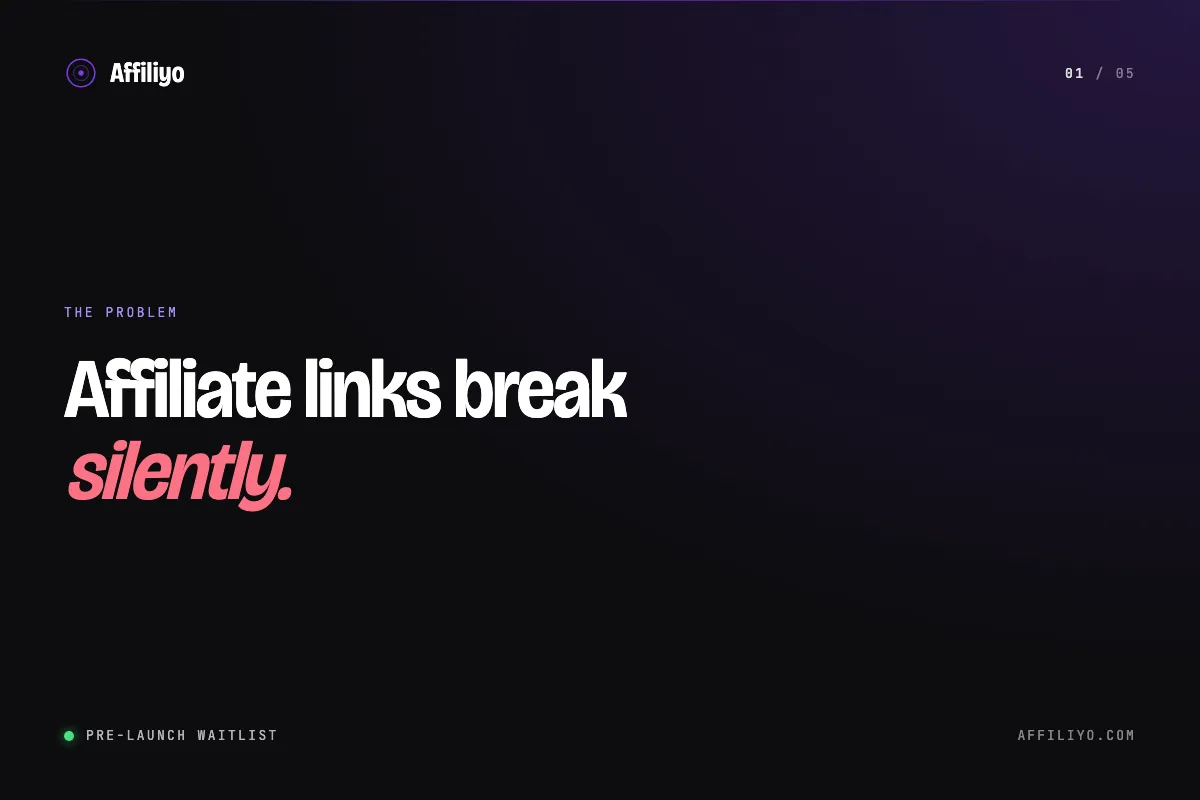 Screenshot of Affiliyo