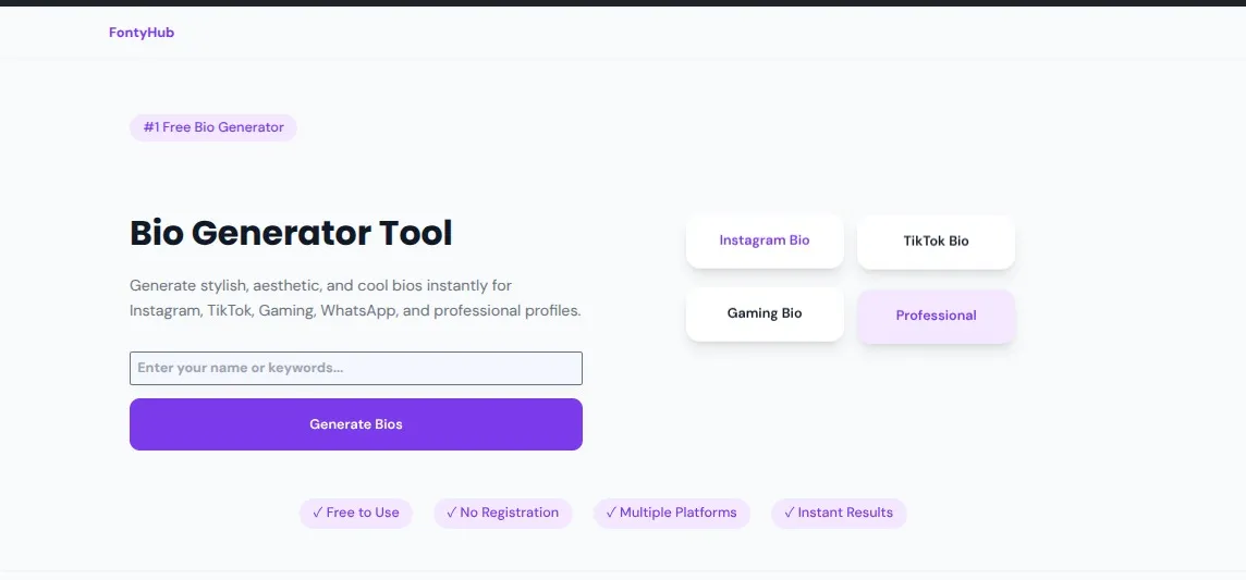 Screenshot of Fonty hub