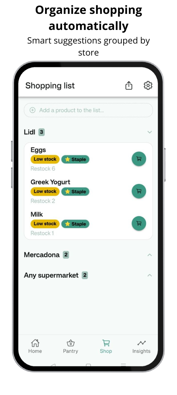 Screenshot of Pantrymind