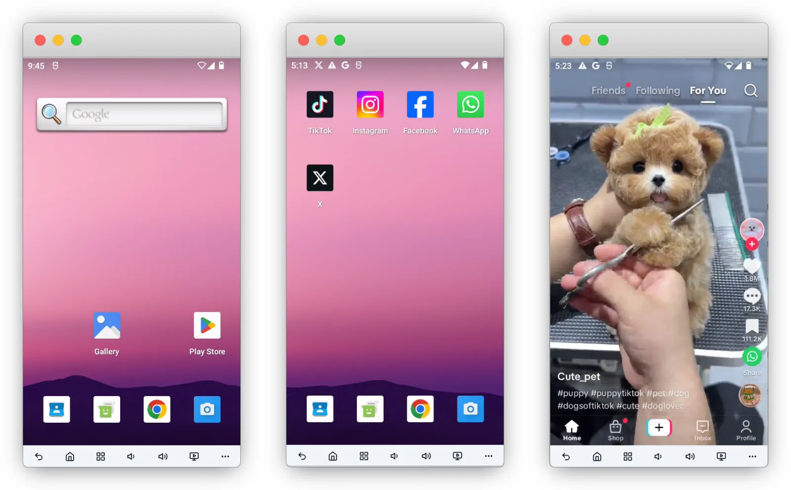 Screenshot of DuoPlus Cloud Phone