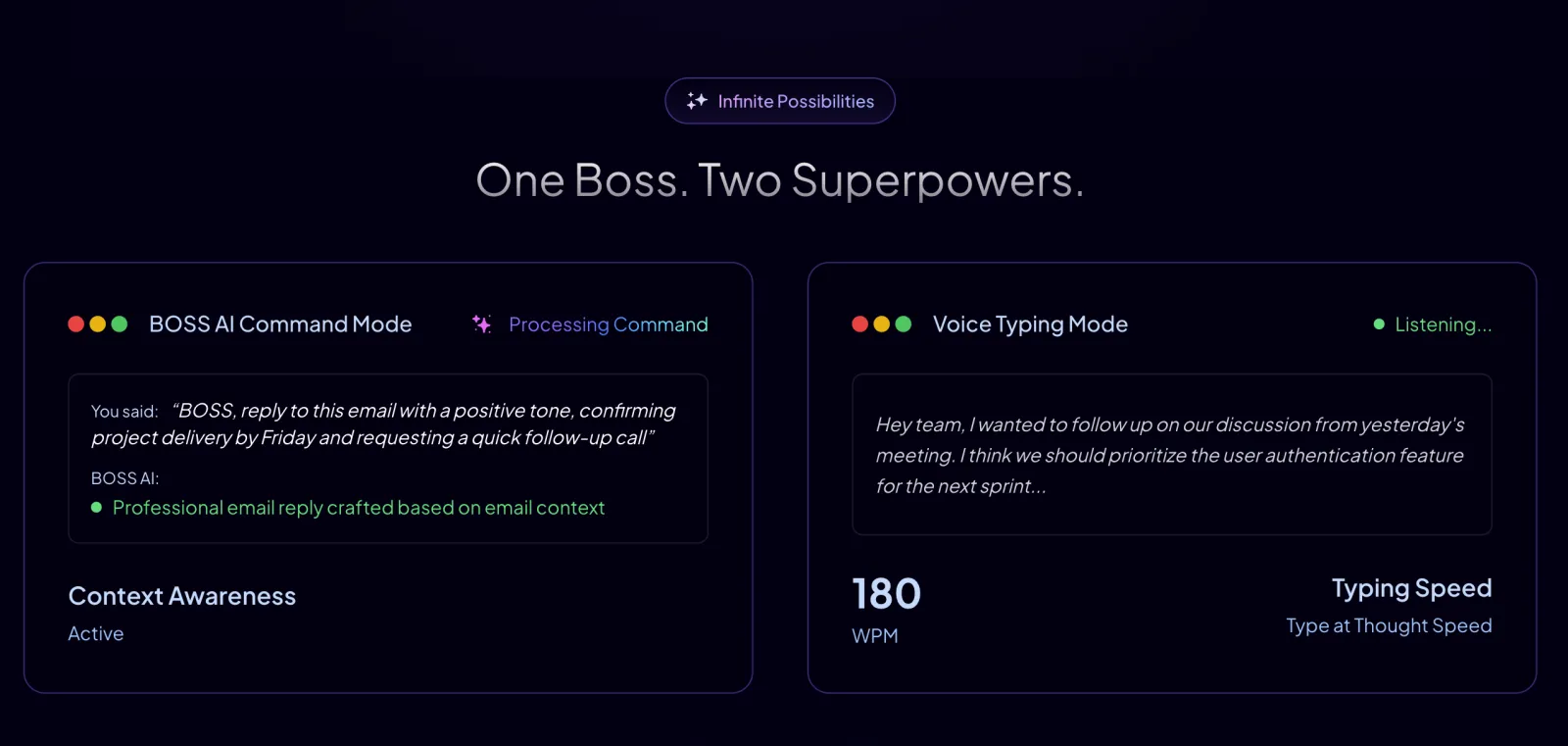 Screenshot of Boss AI