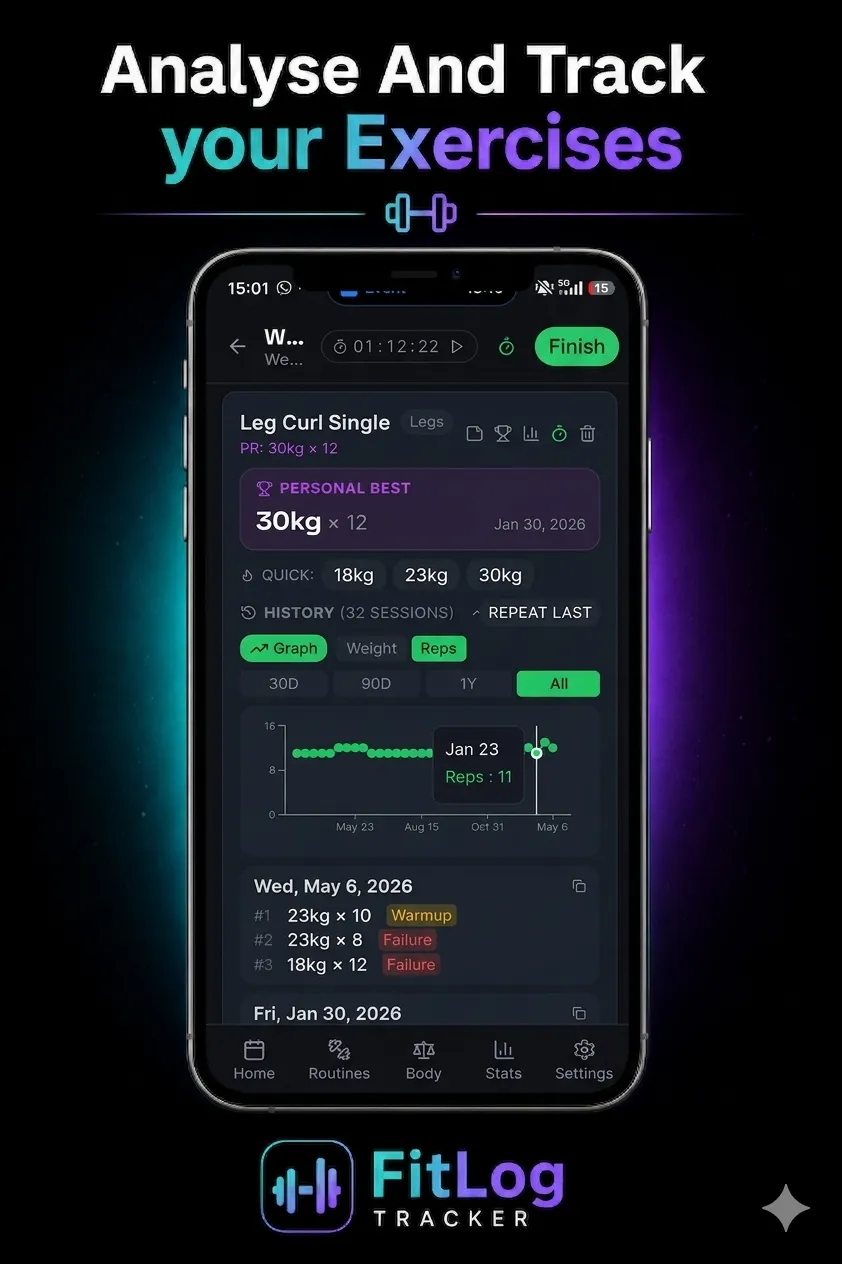 Screenshot of Fitlogx