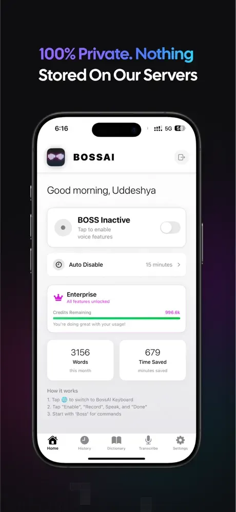 Screenshot of Boss AI