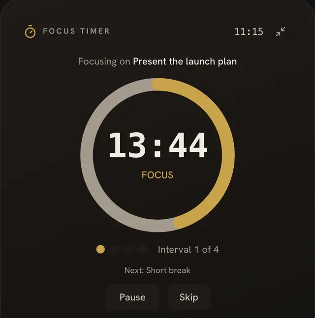 Screenshot of Flocus — Focus App & Daily Planner