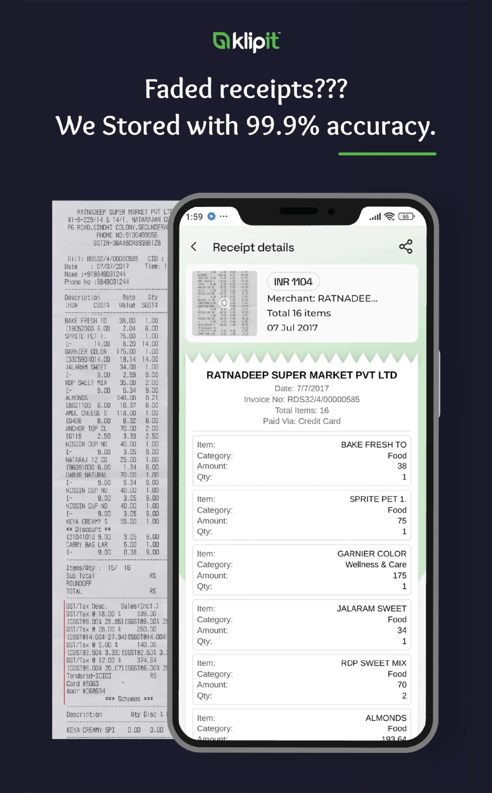 Screenshot of Klipit